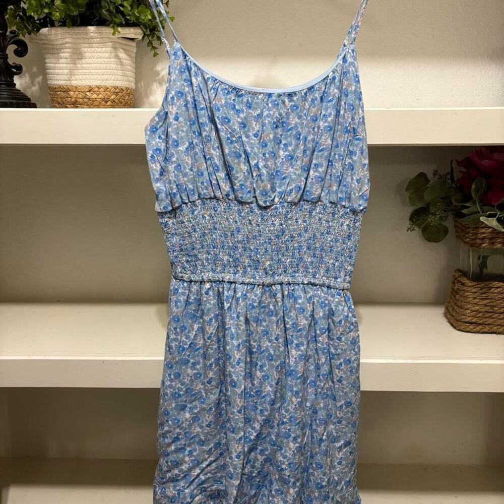 Liberty love blue floral romper